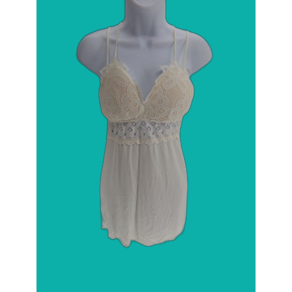 easel Cream Lace-Trim Camisole